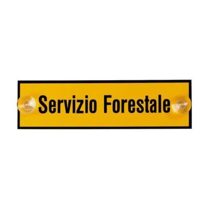 Cartello servizio forestale