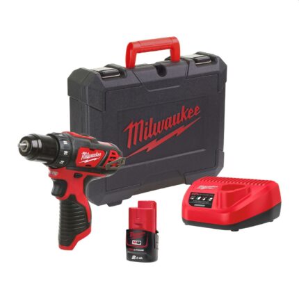 Milwaukee AKTIONSSET M12BDD-0, 1 x M12B2, 1 x C12C, 1 x BMC M12BDD-201C