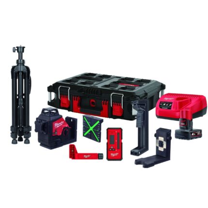 Kreuzlinienlaser 3 x 360° Kit M123PLKIT-401P