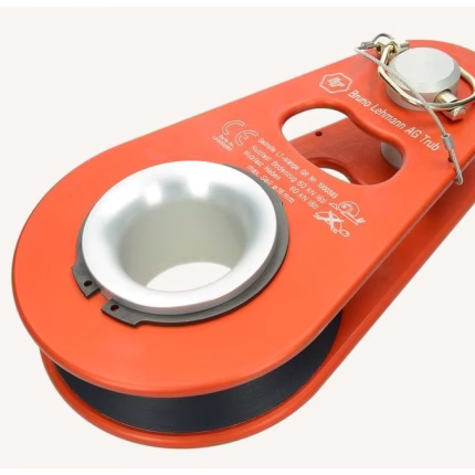 seilrolle lt orange gr 60kn mit gleitlagerung