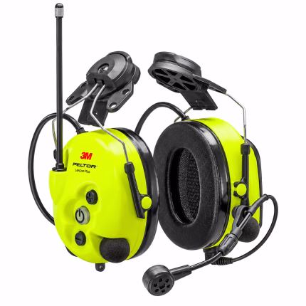 peltor protezione acustica litecom plus con attacco per elmetto