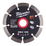 milwaukee disco con diametro 125 mm, diametro del foro 22,23 mm, segmenti alti 10 mm, spessore di taglio 2,4 mm