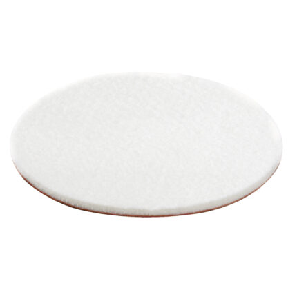 milwaukee disco in feltro. caratteristiche: molto morbido, in materiale morbido ed assorbente, velcro. applicazioni: ideale per la seconda lucidatura di vernici nuove, metalli non ferrosi e acciaio inox.