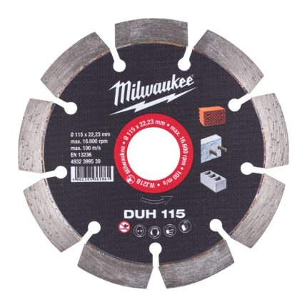 milwaukee disco diamantato duh materiali duri