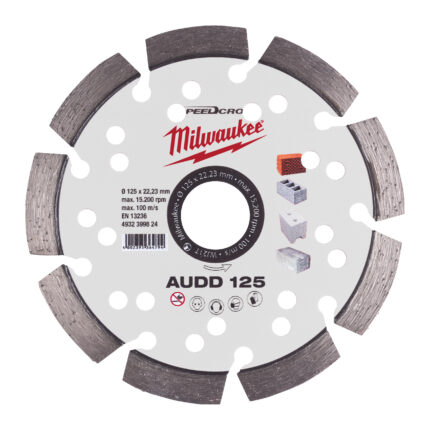 milwaukee disco diamantato audd materiali morbidi e abrasivi