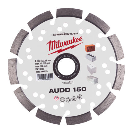 milwaukee disco diamantato audd materiali morbidi e abrasivi