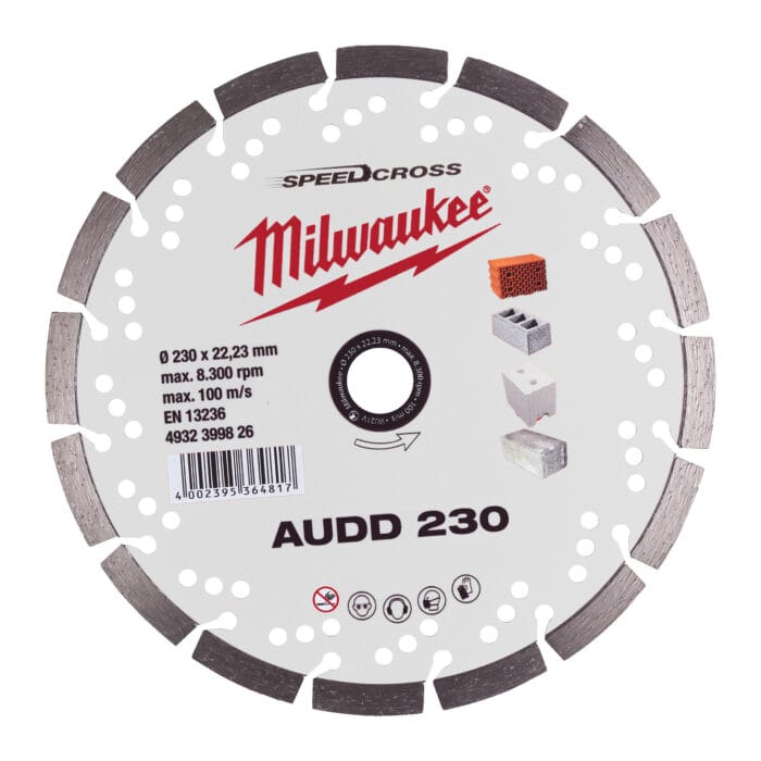 Milwaukee Audd Diamond Disc Soft  Abrasive Materials