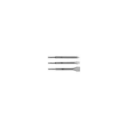 milwaukee set scalpelli sds plus: 1 x punta, 1 x piatto, 1 x largo.
