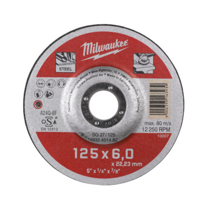 milwaukee dischi da sbavo contractor
