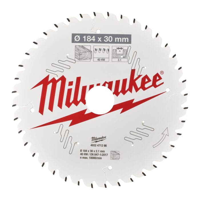 milwaukee lama per sega circolare da 184mm