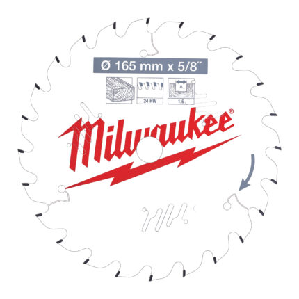 milwaukee lama per sega circolare 165mm