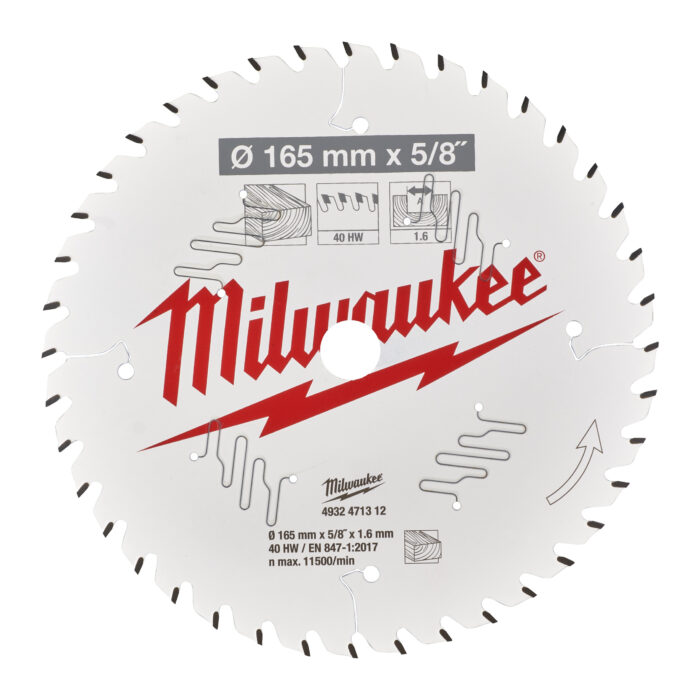 Milwaukee Sägeblätter für Kreissägen für handgeführte Werkzeuge Milwaukee Sägeblätter für Kreissägen für handgeführte Werkzeuge