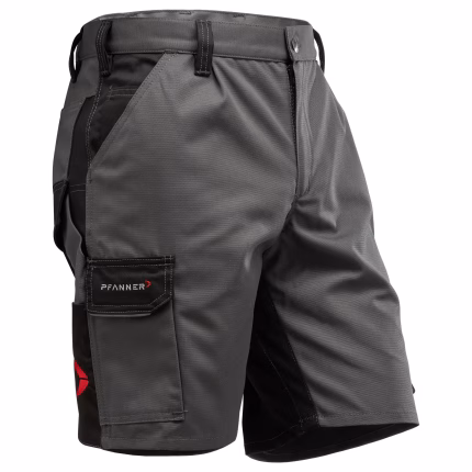 pfanner canvas shorts grigio nero