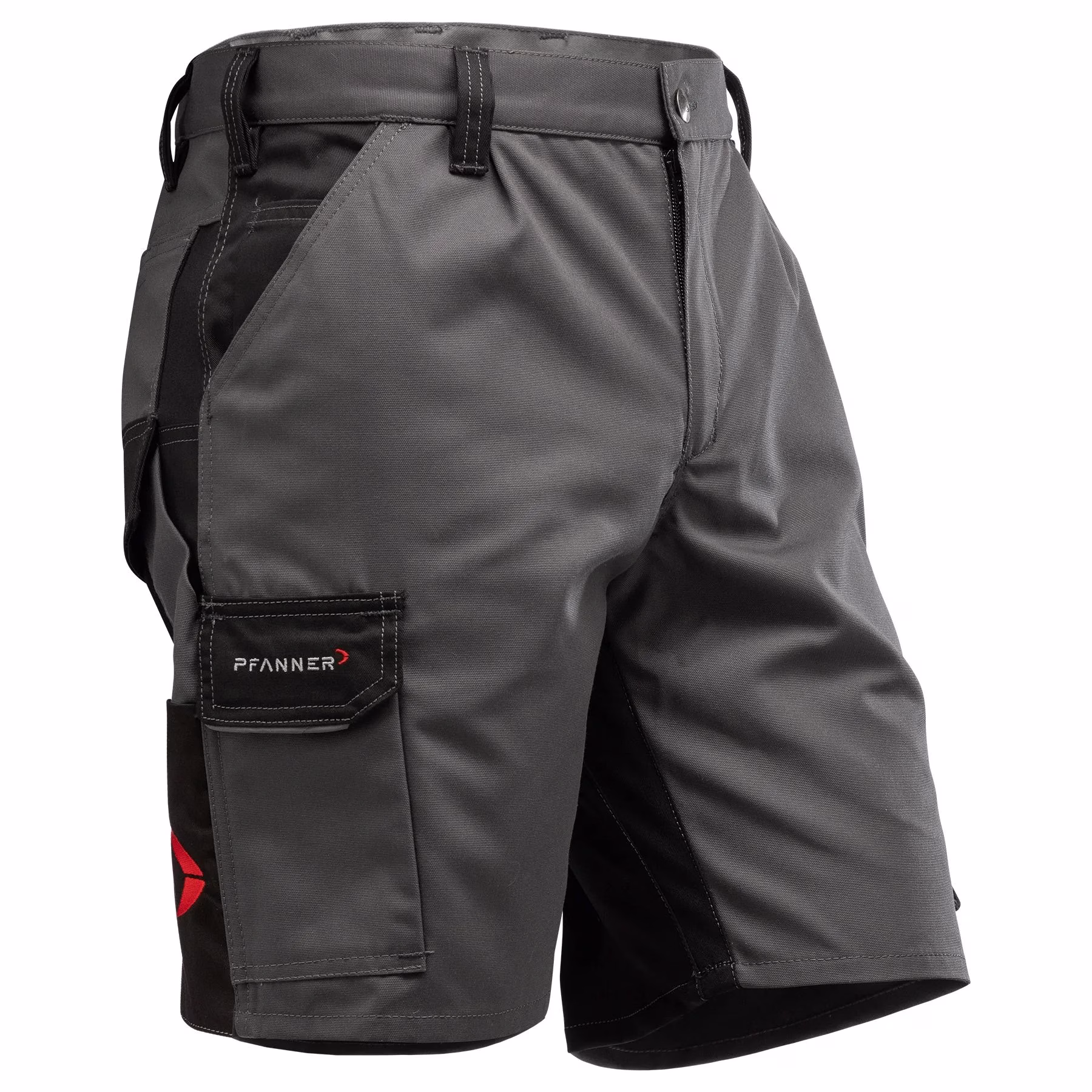 pfanner canvas shorts grigio nero pfanner canvas shorts grigio nero