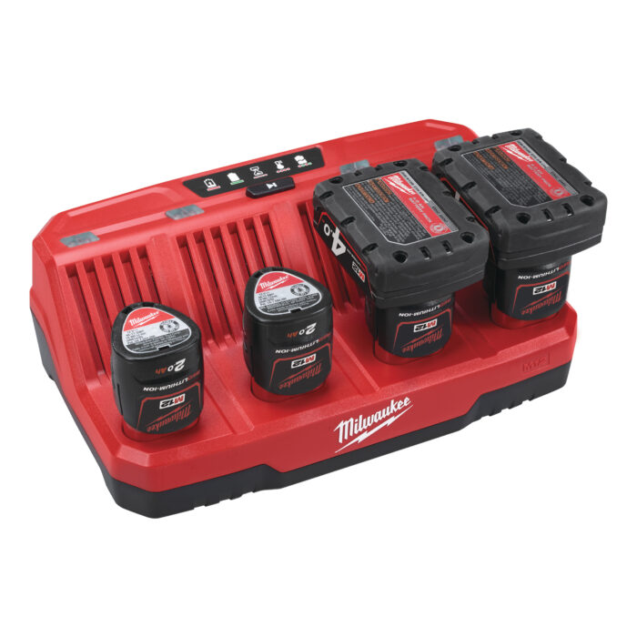 milwaukee caricabatterie multiplo m12™ milwaukee caricabatterie multiplo m12™