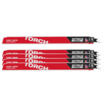 milwaukee lame demolizione metallo torch™ nitrus carbide™ denti in carburo