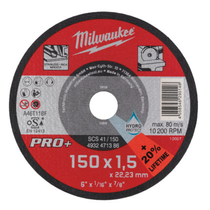 milwaukee disco da taglio per metallo