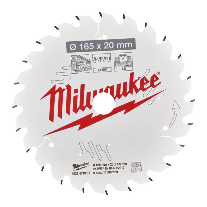 milwaukee lame per seghe circolari per utensili portatili