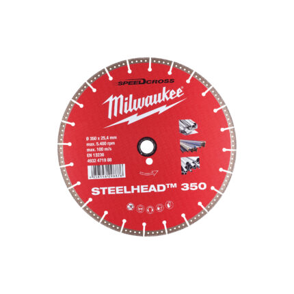 milwaukee disco diamantato steelhead™ acciaio e acciaio inox