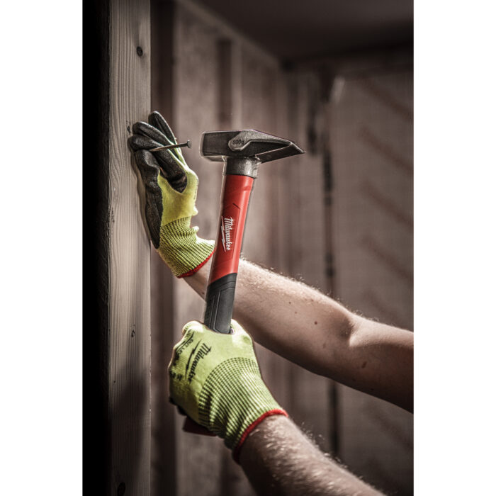 Milwaukee hammer with German-type fiberglass handle