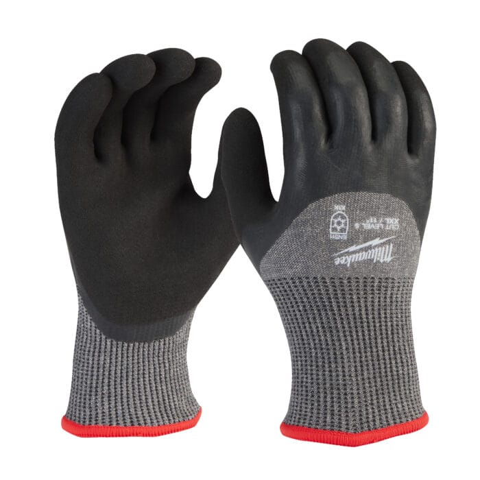 Milwaukee latexbeschichtete Winterhandschuhe Kat. Schnitt und