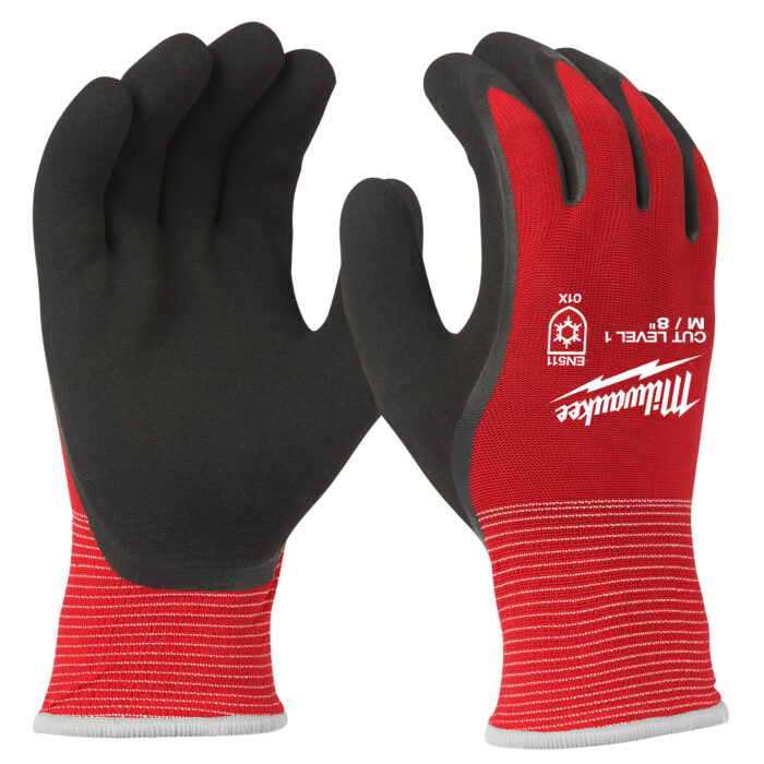 Milwaukee gants d'hiver enduits de latex cat. cut a