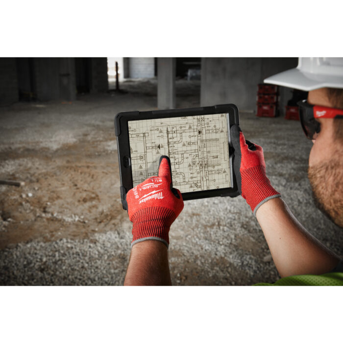 milwaukee guanti spalmati in nitrile cat. taglio d