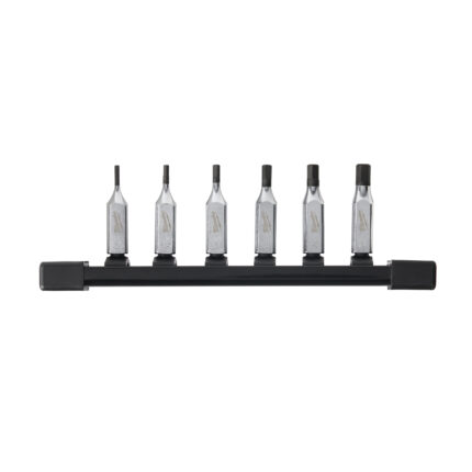 milwauke set chaivi a bussola 1/4˝ 6 pezzi