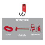 milwauke packout™ ganci di stoccaggio