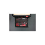 milwauke set di cricchetto e bussole in termoformato packout™