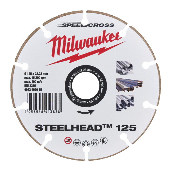 milwauke disco diamantato steelhead™ acciaio e acciaio inox milwauke disco diamantato steelhead™ acciaio e acciaio inox