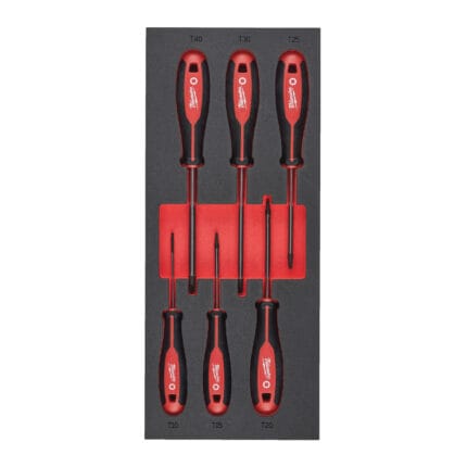 milwauke set di giraviti in modulo morbido