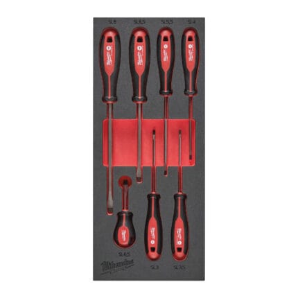 milwauke set di giraviti in modulo morbido