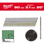 milwauke chiodi 20° testa rotonda