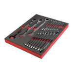 milwauke set di chiavi combinate a cricchetto max bite™ in modulo morbido