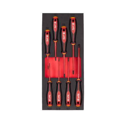 milwauke set di giraviti isolati 1000v in modulo morbido