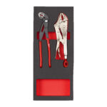 milwauke set di pinze in modulo morbido