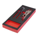 milwauke set di pinze in modulo morbido