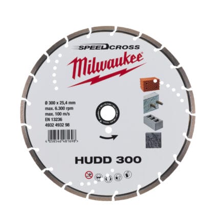 milwauke disco diamantato hudd materiali duri