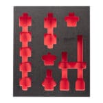 milwauke set bussole a macchina lunghe 3/4" in modulo morbido