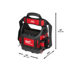 milwauke packout™ borsa portautensili aperta