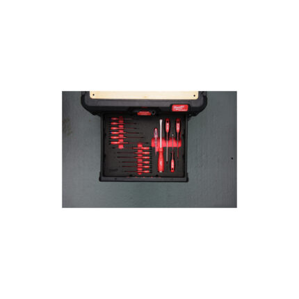 milwauke packout™ termoformato set giraviti di precisione 17 pezzi