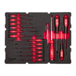 milwauke packout™ thermoformed precision screwdriver set 17 pieces