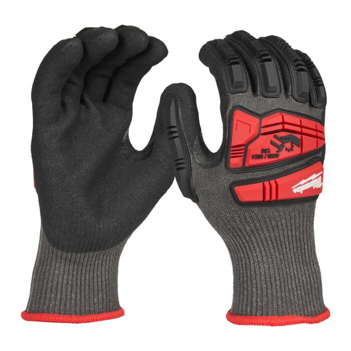 milwauke gloves impact pro cat. cut and