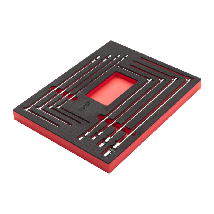 milwaukee set di chiavi a t con bussola esagonale snodata