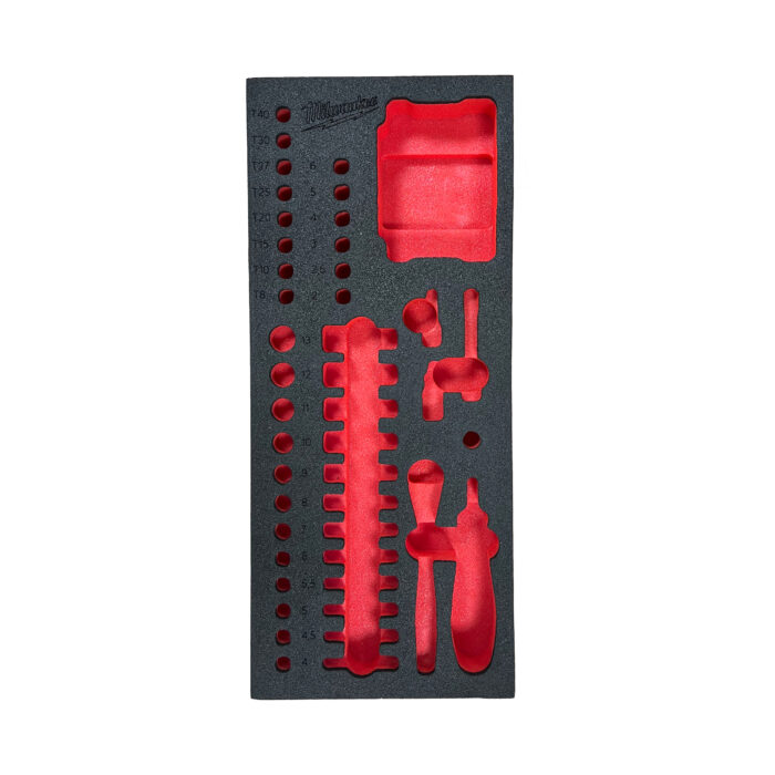 milwauke set di cricchetto e bussole da ¼″ in modulo morbido milwauke set di cricchetto e bussole da ¼″ in modulo morbido