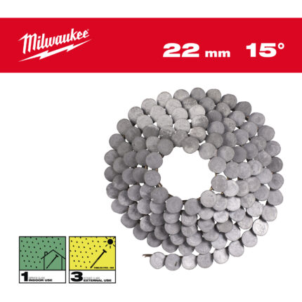 milwauke chiodi a spirale testa 15°