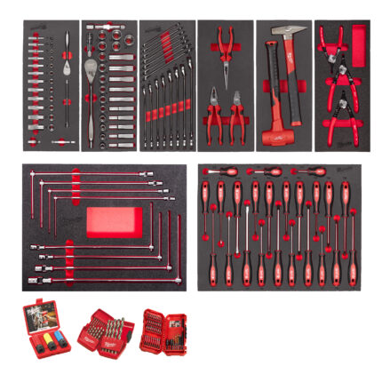 milwaukee assortimento automotive per carrello 172 pezzi