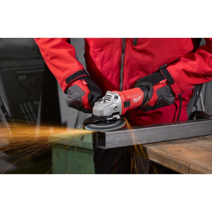 milwauke smerigliatrice 800w carter regolabile senza chiavi