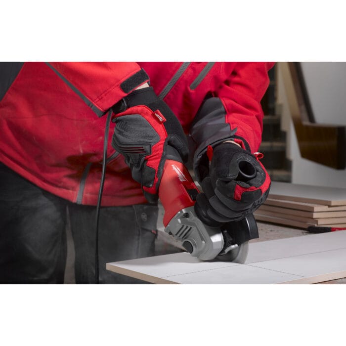 milwauke smerigliatrice 800w carter regolabile senza chiavi